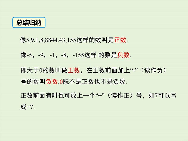 2.1.1 正数和负数 PPT课件第7页