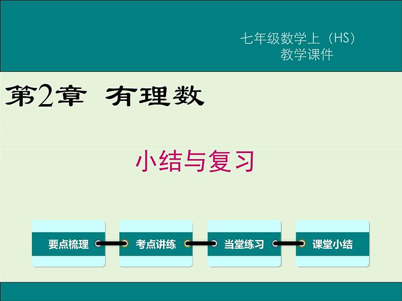第2章 小结与复习 PPT课件01