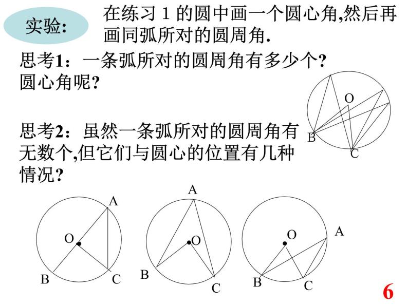 人教版数学九年级 上册24.1.4圆周角的概念和圆周角的定理课件07