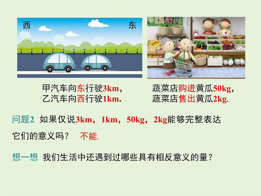 1.1 第1課時 相反意義的量 PPT課件第5頁