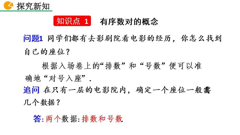 七年级下册数学:7.1.1 有序数对 精品课件PPT04