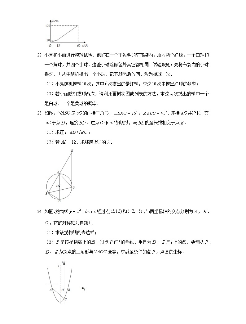 2020年陜西省中考數學試卷05