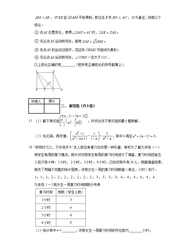 2020年內蒙古鄂爾多斯市中考數學試卷05