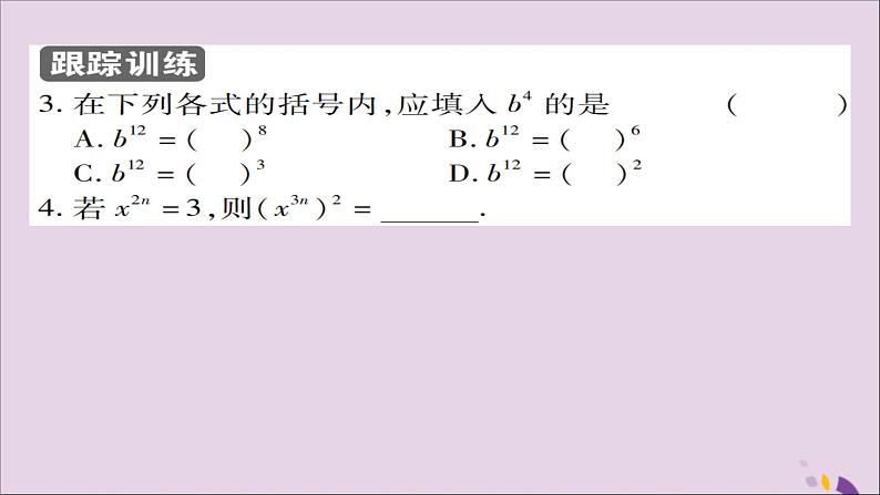 八年级数学上册第十四章《整式的乘法与因式分解》14-1整式的乘法14-1-2幂的乘方课件06
