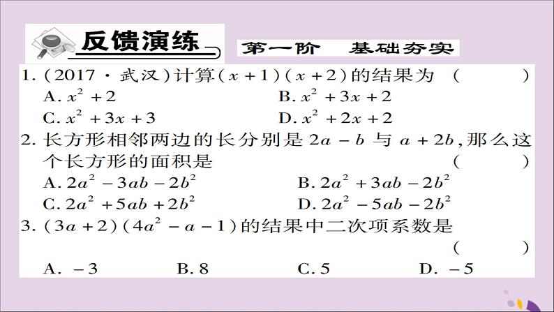 八年级数学上册第十四章《整式的乘法与因式分解》14-1整式的乘法14-1-4整式的乘法(第3课时)课件08