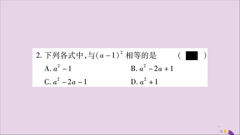 八年级数学上册双休作业(9)习题课件第3页