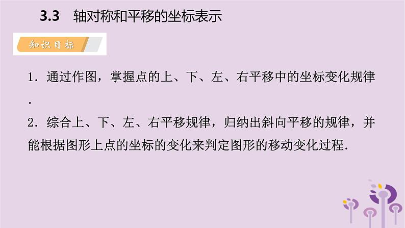 八年级下数学课件3-3 轴对称和平移的坐标表示_湘教版03