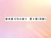 2019秋八年级数学上册第3章实数章末复习与小结习题课件（新版）湘教版