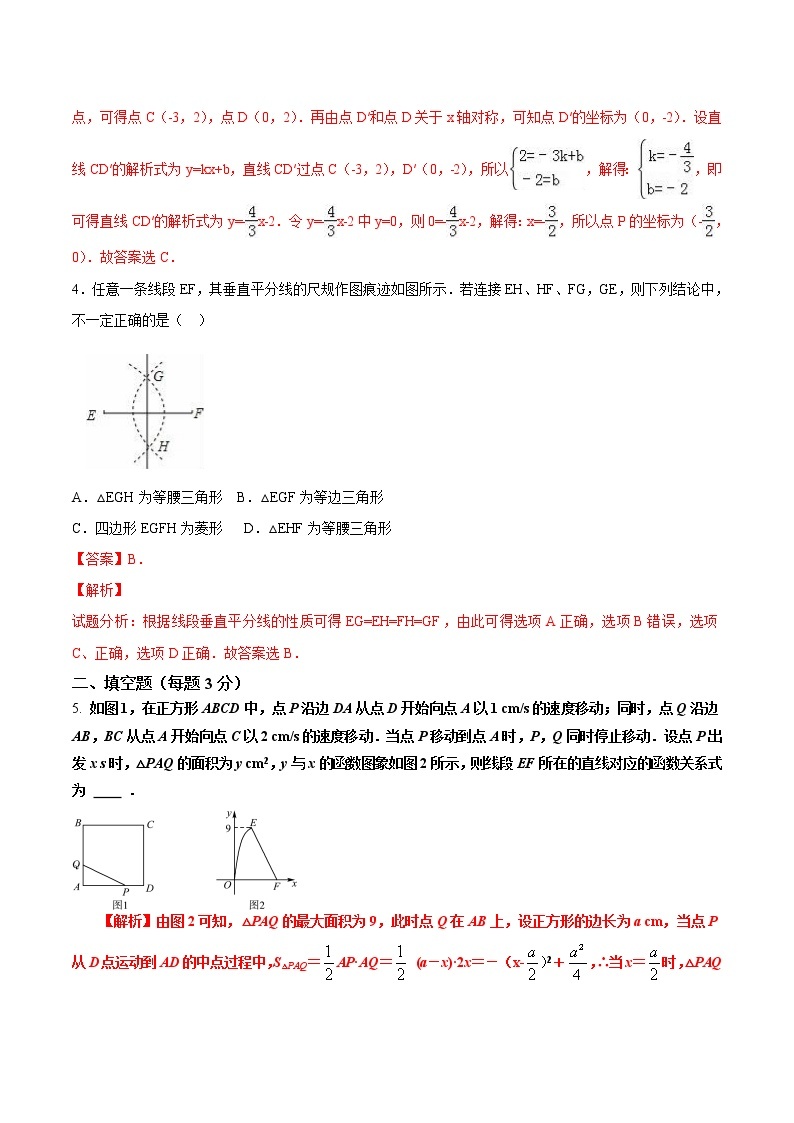 【精品练习卷】人教版 九年级下册数学 专题二　动态开放型问题 练习卷03