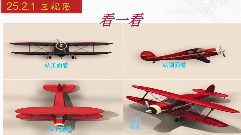 2020-2021学年九年级数学下册同步备课沪科版 25.2.1 三视图(1)(课件)04