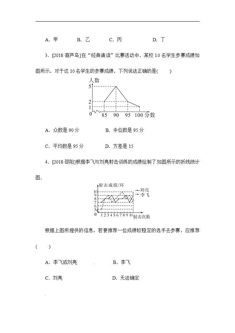 2020华师大版八年级数学下册 20.3 数据的离散程度 课件+练习 (2份打包)02