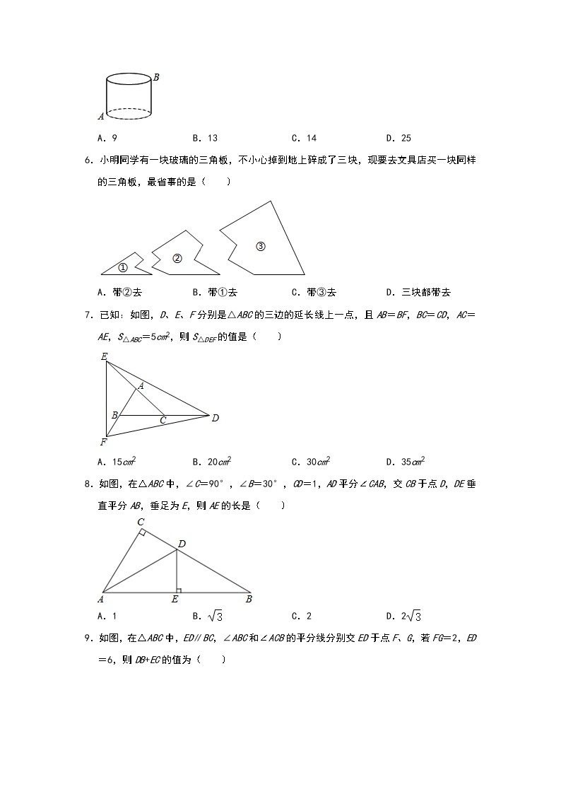 中考数学复习专题 三角形综合 高频考点专项含答案02