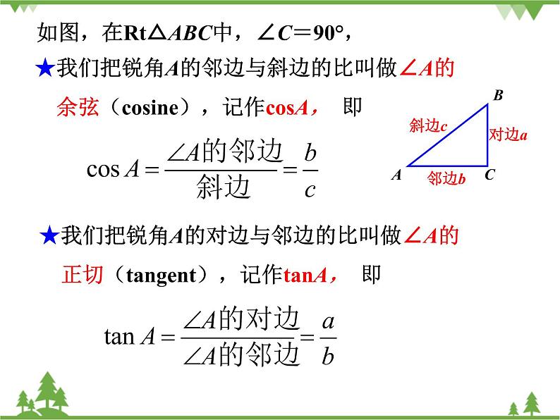 (浙教版)九年级数学下册 同步备课系列专题1.1 锐角三角函数(第2课时)(课件+作业)07