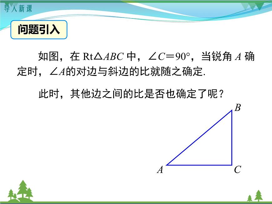 28.1 第2課時 余弦函數(shù)和正切函數(shù)第3頁