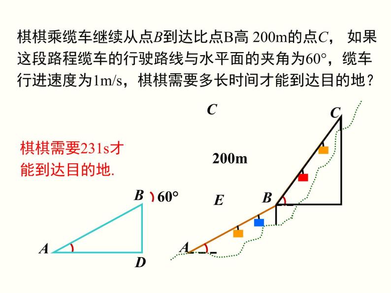 28.2.2 第1课时 解直角三角形的简单应用 课件06