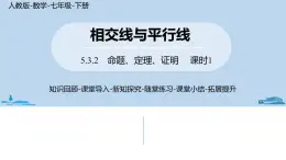 人教版七年级数学下册 5.3.2命理、定理、证明课时1 课件