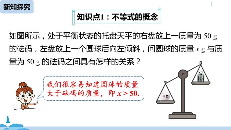 人教版七年级数学下册 9.1.1不等式及其解集 课件04