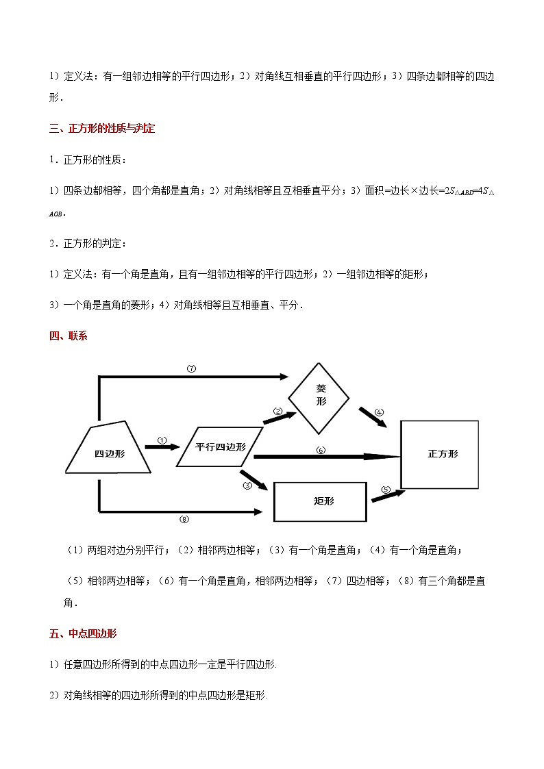 考点16 特殊的平行四边形-备战2021年中考数学考点一遍过(含答案解析)试卷02