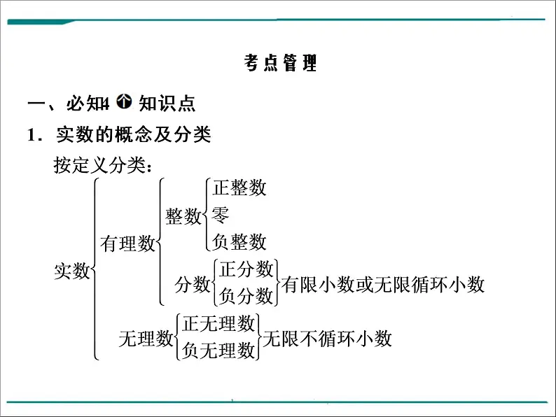 数学第一单元 第1课时 实数的有关概念（含答案） 课件05