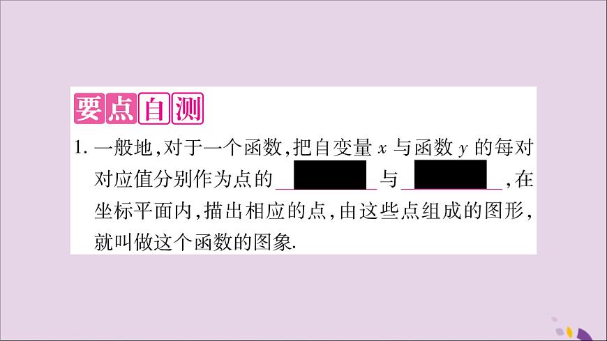 八年級數(shù)學(xué)上冊第12章一次函數(shù)12-1函數(shù)第3課時函數(shù)的表示方法—圖象法習(xí)題課件（新版）滬科版第2頁