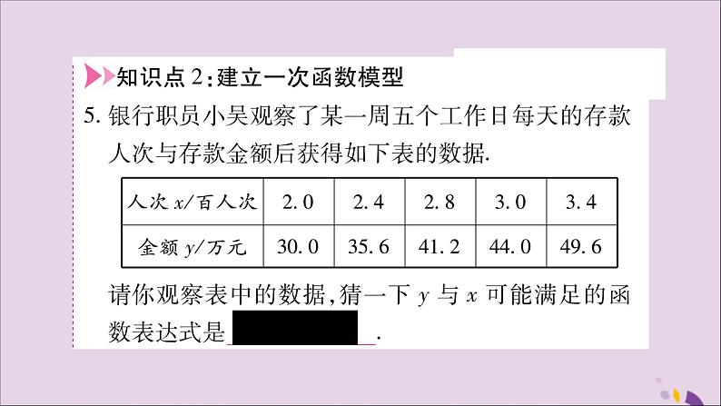 八年级数学上册第12章一次函数12-2一次函数第4课时一次函数的简单应用习题课件(新版)沪科版第7页