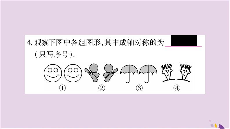 八年级数学上册第15章轴对称图形和等腰三角形15-1轴对称图形第2课时轴对称习题课件(新版)沪科版05