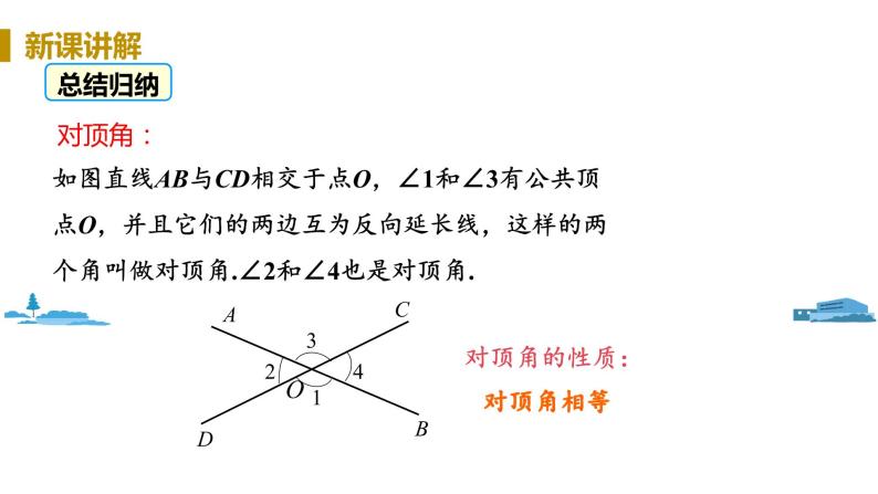 北师大版七年级数学下册 2.1.1 对顶角、余角和补角（PPT课件+教案）07