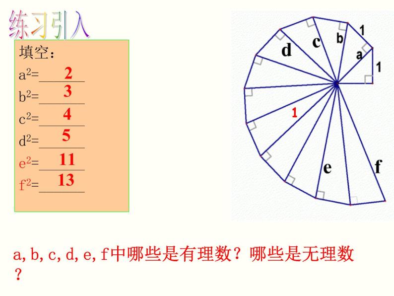 北师大版八年级数学上册2.2第1课时算术平方根-课件01