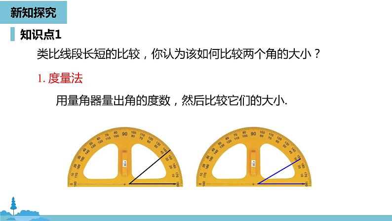 第四章几何图形初步 角课时2-数学人教七(上) 课件06