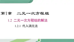 湘教版数学七年级下册 1.2.1 代入消元法 课件PPT