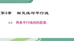 湘教版数学七年级下册 4.6 两条平行线间的距离 课件PPT