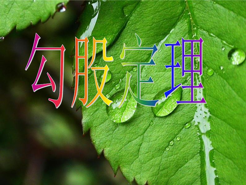 课件 第1课时 勾股定理第1页