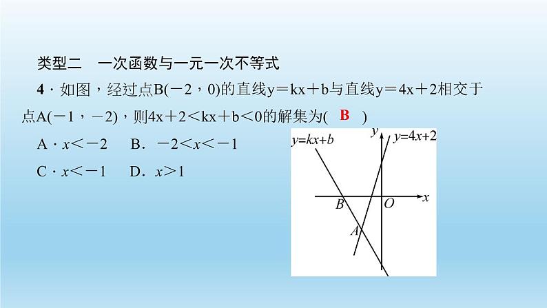 华师大版 初中数学 八年级(下册)专题训练(二) 综合利用函数与方程(组)、不等式的知识解题课件05