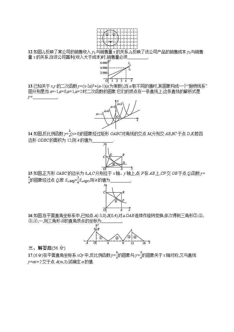 2021年中考数学滚动测试卷(三)函数及其图像 B卷03