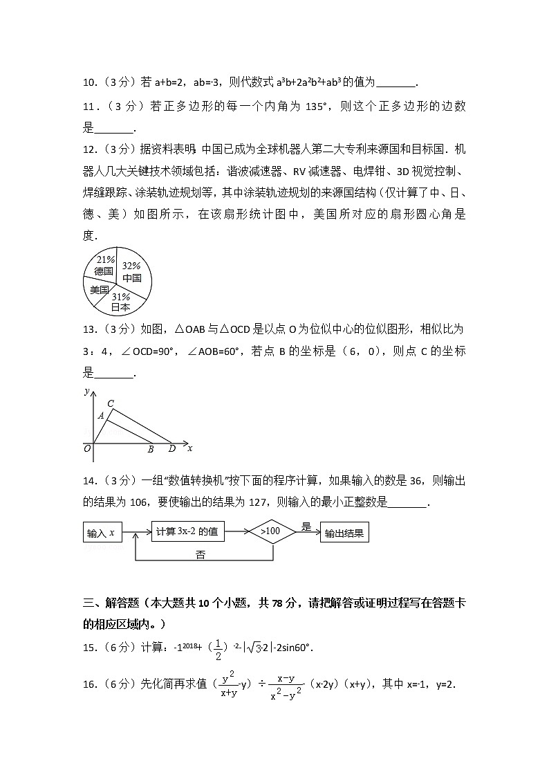 2018年山东省菏泽市中考数学试卷03