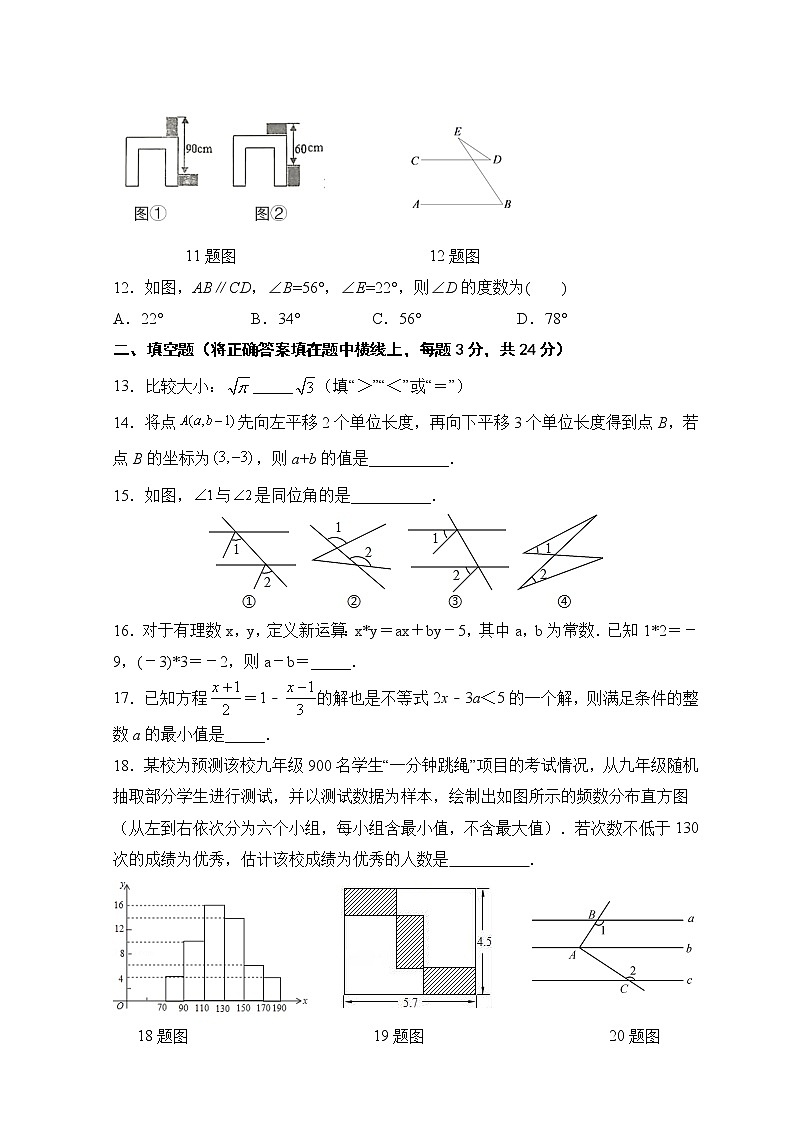 期末考試模擬訓(xùn)練題C卷-2020-2021學(xué)年人教版版七年級(jí)數(shù)學(xué)下冊(cè)第3頁