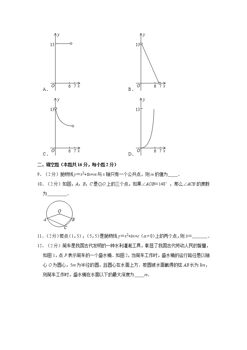 2020-2021学年北京四中九年级（上）期中数学试卷  (原卷+解析)03