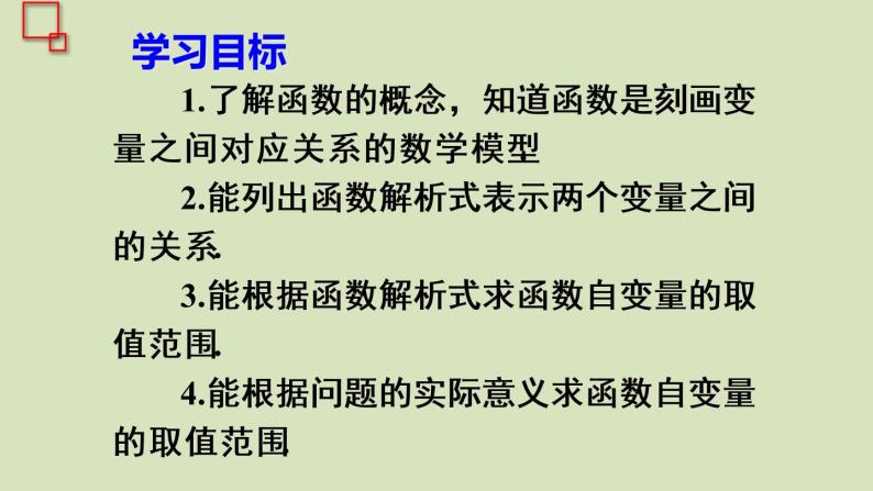 人教版数学八年级下册 第十九章 一次函数19.1.1 变量与函数第2课时 函数课件05