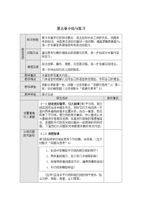 初中数学人教版七年级下册第五章 相交线与平行线综合与测试学案及答案