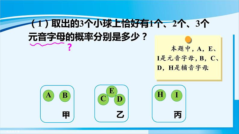 人教版九年级数学上册 第二十五章 概率初步 25.2.2 用画树状图法求概率课件04