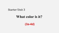 2021学年starters 预备篇（2012秋审查）Unit 3 What color is it ?教案配套课件ppt