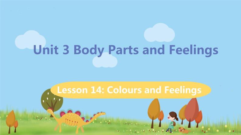 冀教版英语七年级上册 Unit 3 Body Parts and Feelings Lesson 14 PPT课件01