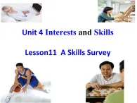 lesson 11 a skills survey教学课件