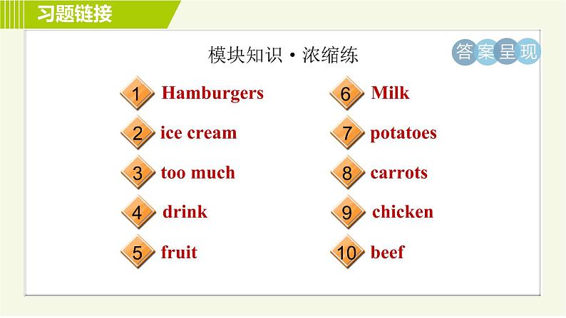 外研版七年级上册英语习题课件 Module4 Period 5 Unit 3 B04