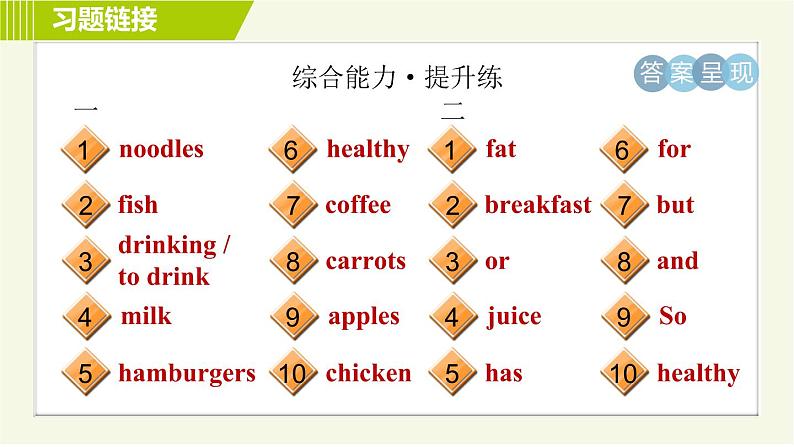 外研版七年级上册英语习题课件 Module4 Period 3 Unit 2 B05