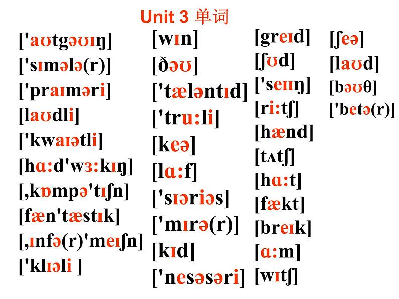 人教新目标(Gor for it)英语八上音标 PPT课件04