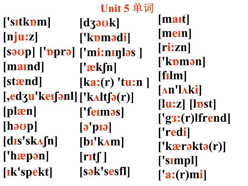 人教新目标(Gor for it)英语八上音标 PPT课件06