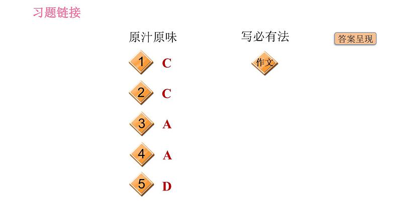 冀教版九年级英语 Unit7 单元整合与拔高习题课件03