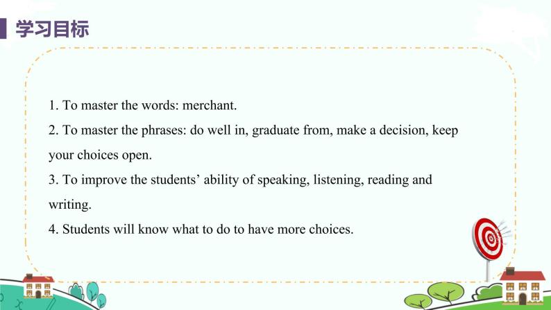 冀教版英语九年级下册Lesson 59《Keep Your Choices Open》PPT课件+音频03