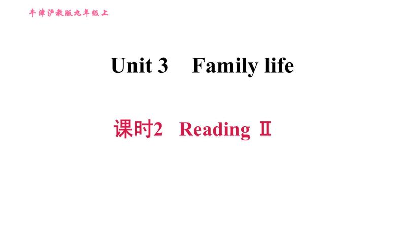 沪教版九年级上册英语课件 Unit3  课时2 Reading II01